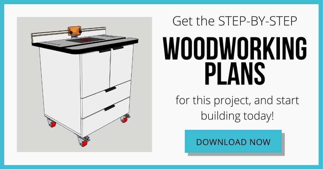 download box for router table woodworking plans